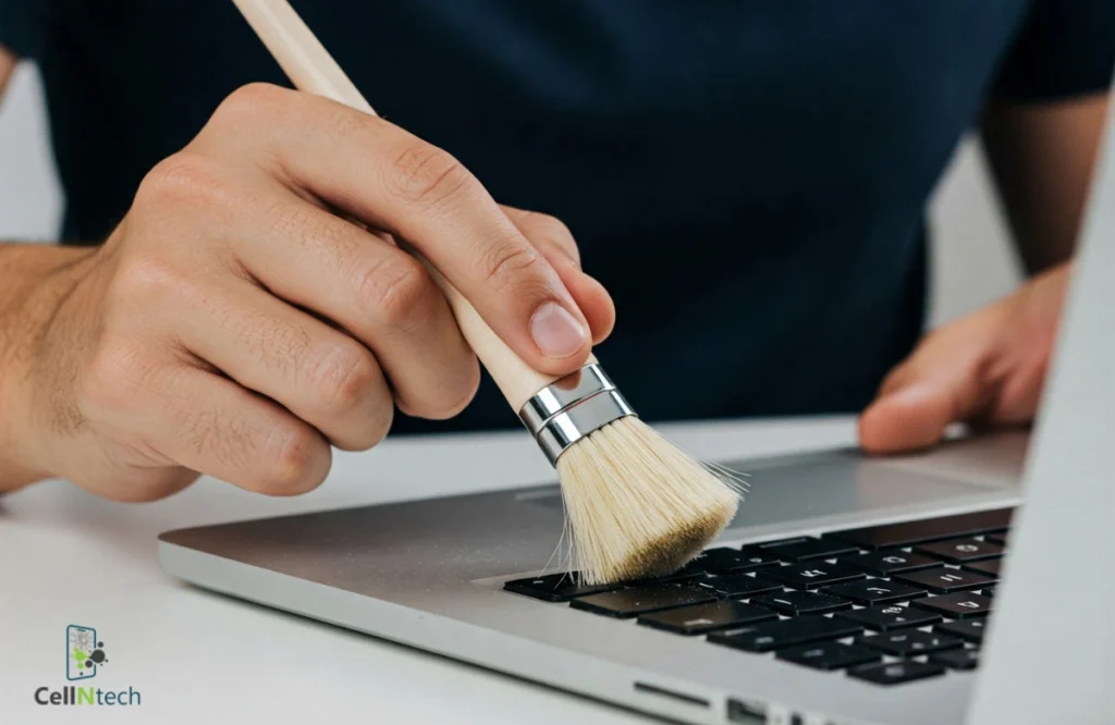 Cleaning MacBook Keys Without Compressed Air